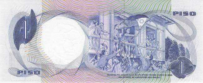Philippinen 1 Piso 1969 p142a